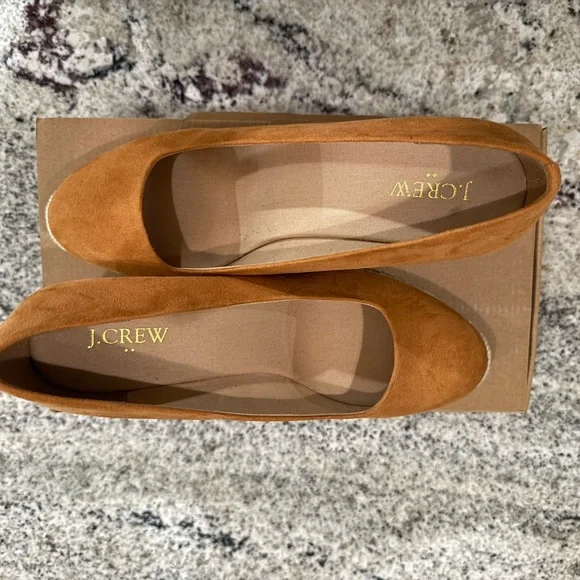 J.Crew Sueded Espadrille Wedges Size 10 NWT Pale Clay - Picture 3 of 8